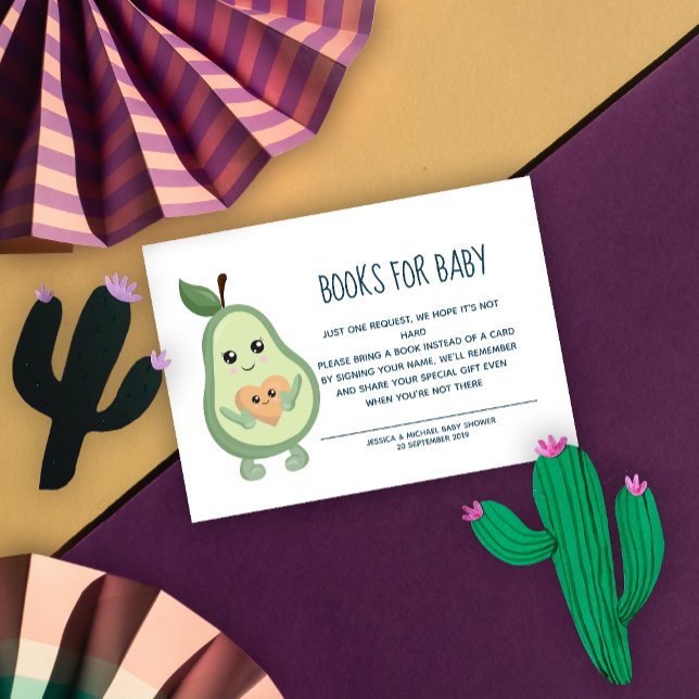Kawaii Avocado Bokar för Baby Tilläggskort (Skapare uppladdad)
