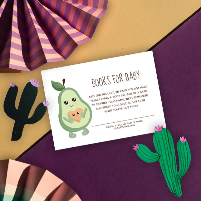 Kawaii Avocado Bokar för Baby Tilläggskort (Skapare uppladdad)