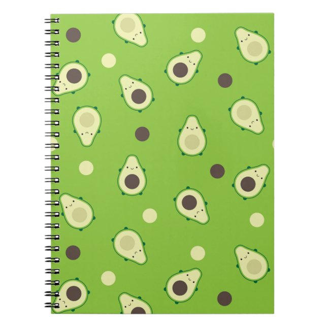 Kawaii Avocados Anteckningsbok (Framsidan)