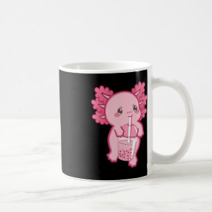 Kawaii Axolotl Boba Bubble Tea Tonåring Girl Kids Kaffemugg