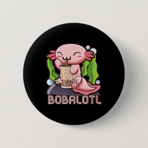 Kawaii Axolotl Cute Boba Tee Bubble Tea Anime Girl Knapp