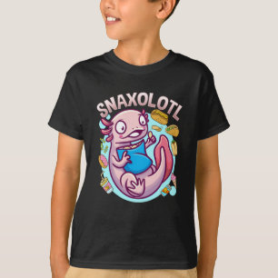 Kawaii Axolotl Cute Food Amphibian älskare T Shirt