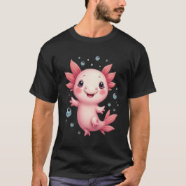 Kawaii Axolotl Cute Vatten T Shirt