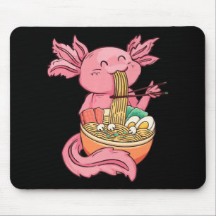 Kawaii Axolotl Eating Ramen Noodles Anime Kids Gir Musmatta