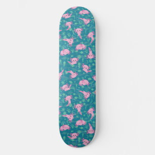 Kawaii Axolotl i Ocean Skateboard