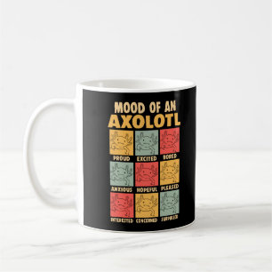 Kawaii Axolotl Mood Amphibian Joke Kaffemugg