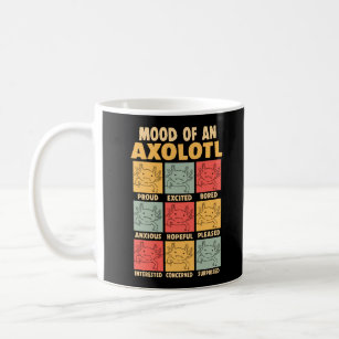 Kawaii Axolotl Mood Amphibian Joke Kaffemugg