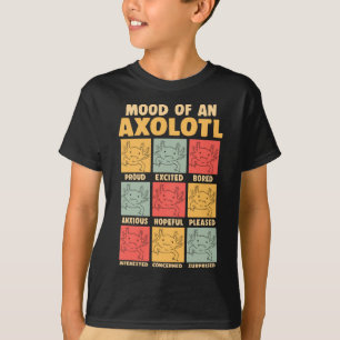 Kawaii Axolotl Mood Amphibian Joke T Shirt