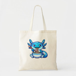 Kawaii Axolotl Ramen Anime Cutecore Tonåringars Ki Tygkasse