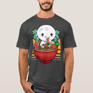 Kawaii Axolotl Ramen Japansk anime Gift Kids Girl T Shirt