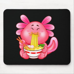 Kawaii Axolotl Ramen Noodles Japansk Anime Otaku Musmatta