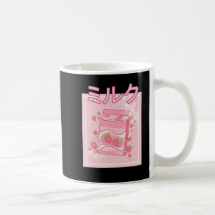 Kawaii Axolotl Strawberry Mjölk Shake Carton Japan Kaffemugg