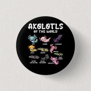 Kawaii Axolotls Älskare Oc Knapp