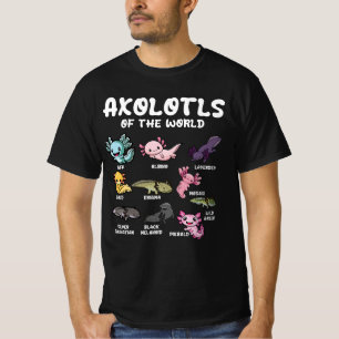 Kawaii Axolotls Älskare Oc T Shirt