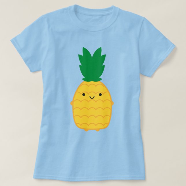 Kawaii Baby Pineapple T Shirt (Design framsida)