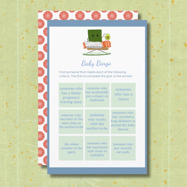 Kawaii Baby Shower: Sushi Baby Shower-spel (Skapare uppladdad)