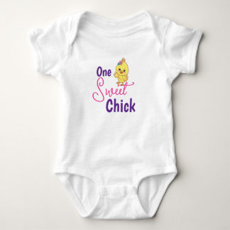 Kawaii Babykycklingar En söt kyckling Vit babyblus T Shirt