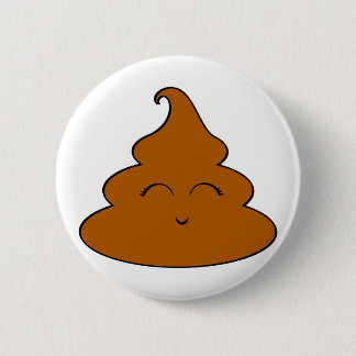 Kawaii bajsbiet av den gulliga poopen Pooy för Knapp