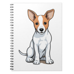 Kawaii Basenji Puppy Anteckningsbok