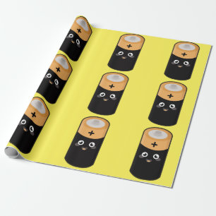 Kawaii batteri presentpapper