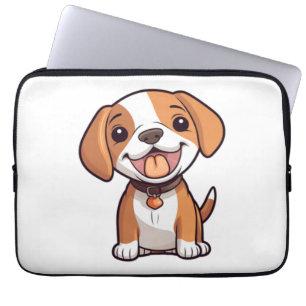 Kawaii Beagle Puppy Laptop Fodral
