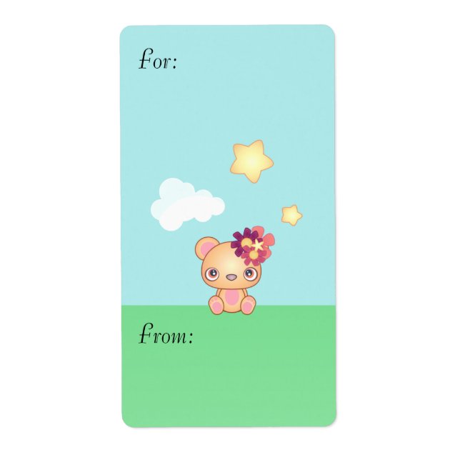 Kawaii Bear Fraktsedel (Framsidan)