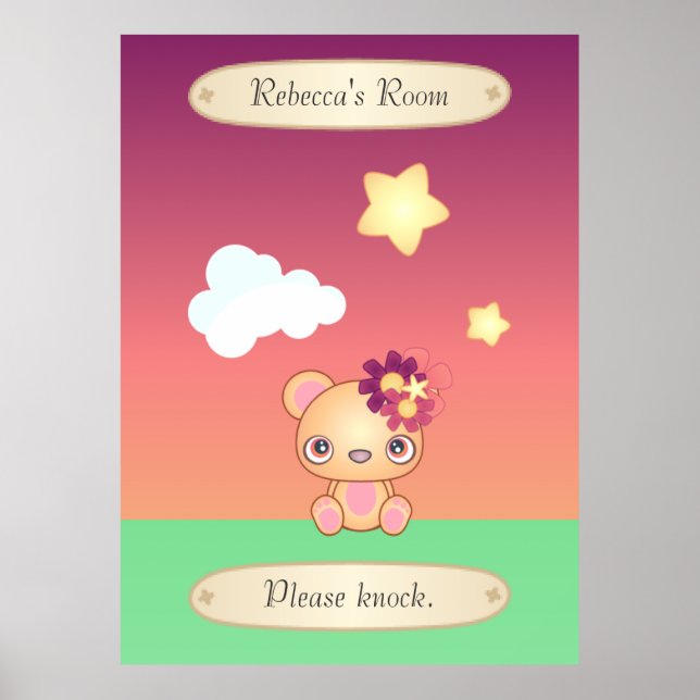 Kawaii Bear Poster (Framsidan)