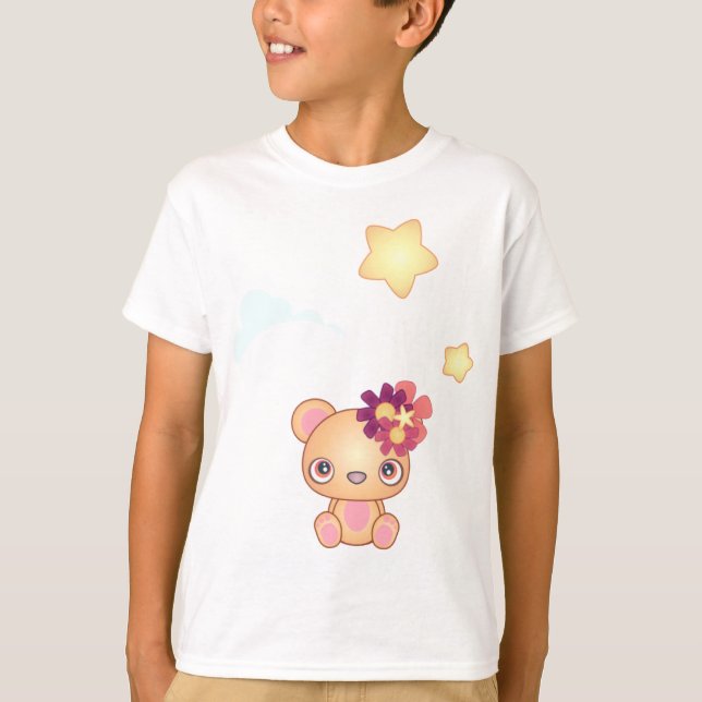 Kawaii Bear Tee Shirt (Framsida)