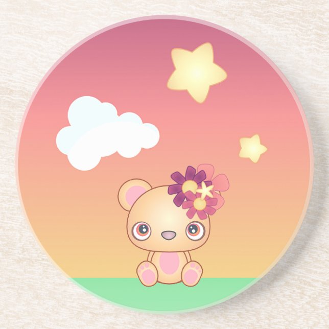 Kawaii Bear Underlägg (Framsidan)