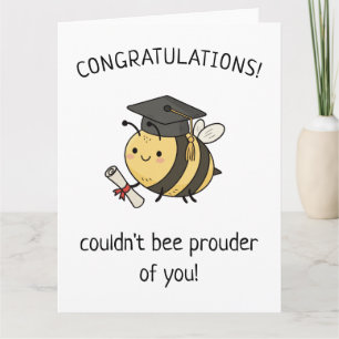 Kawaii Bee Puns Nyutexaminerad Examen Skämt Trevli Kort