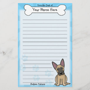 Kawaii belgareMalinois brevpapper