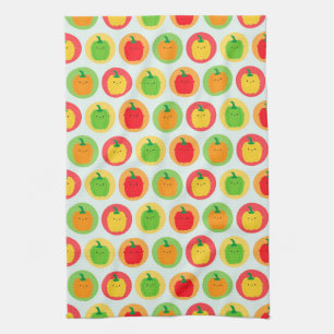 Kawaii Bell Peppers Kökshandduk