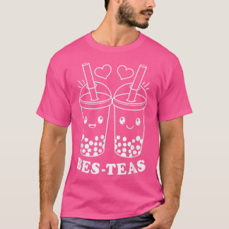 Kawaii Bes Teas Bubble Tea Cute Boba Besties T Shirt