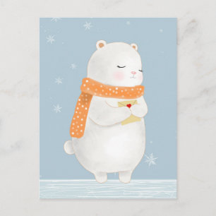 Kawaii Björn Postkort Vykort