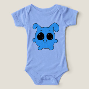 Kawaii Blå Kanin T-Shirt