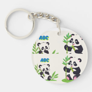 Kawaii Black & White Bear-tillbehör