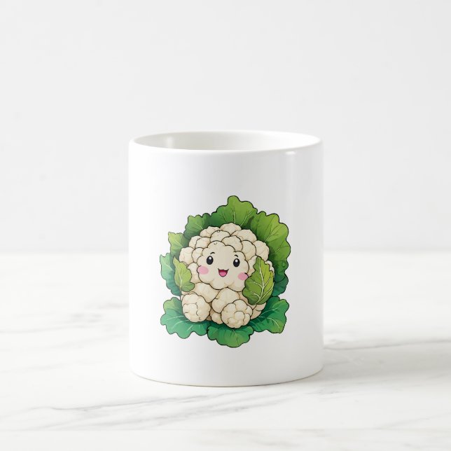 Kawaii Blomkål Kaffemugg (Center)