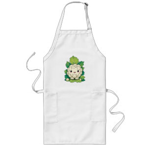Kawaii Blomkål Långt Förkläde