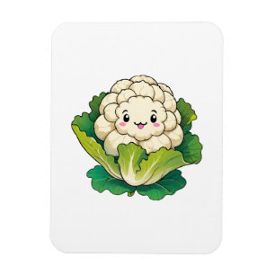 Kawaii Blomkål Magnet