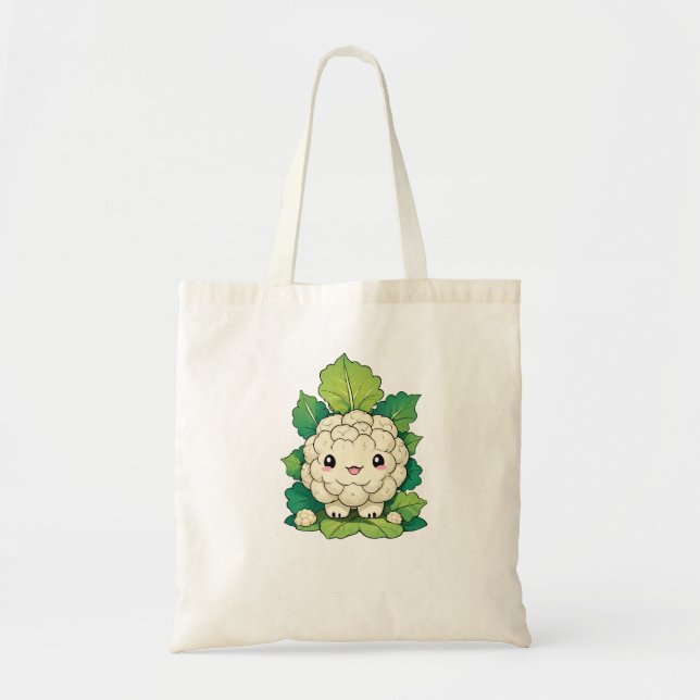 Kawaii Blomkål Tygkasse (Framsidan)
