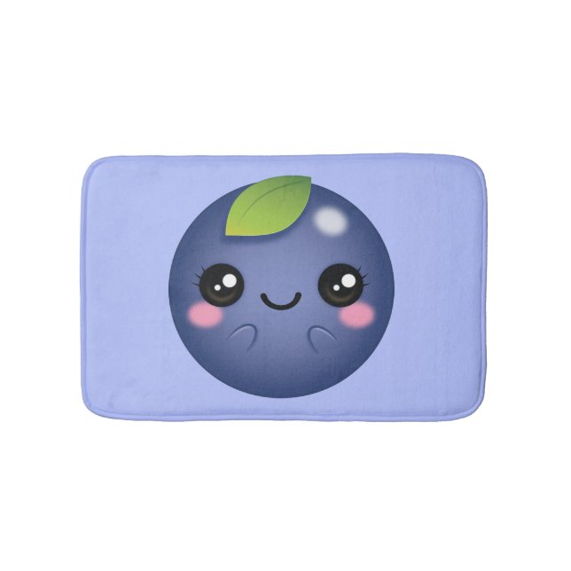 Kawaii Blueberry Badrumsmatta (Framsidan)