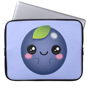 Kawaii Blueberry Laptop Fodral