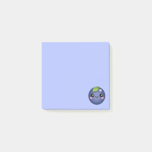 Kawaii Blueberry Post-it Notes Block