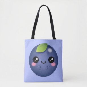 Kawaii Blueberry Tygkasse