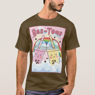 Kawaii Boba Bubble Mjölk Tea Bes Teas Aesthetic 11 T Shirt