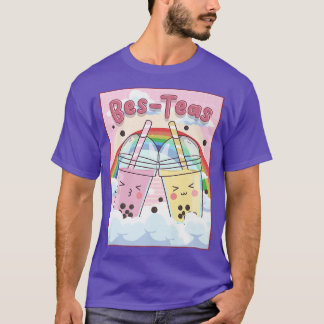 Kawaii Boba Bubble Mjölk Tea Bes Teas Aesthetic 11 T Shirt