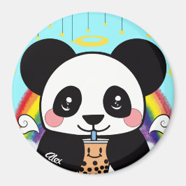 Kawaii Boba Panda Bear Magnet
