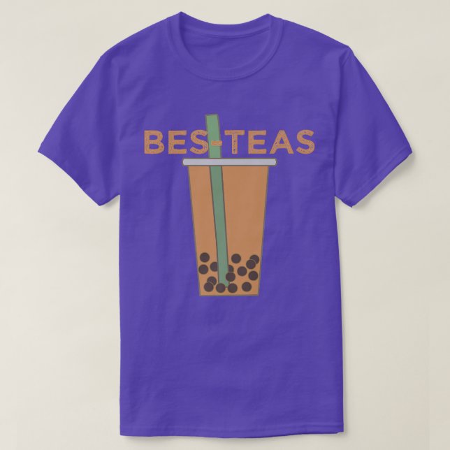Kawaii Boba Tea Bes Teas Bubble Tea  1129 T Shirt (Design framsida)