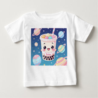 Kawaii Boba Tea Galaxy Småbarn T-Shirt