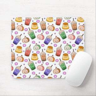Kawaii Boba Tea Mönster Musmatta